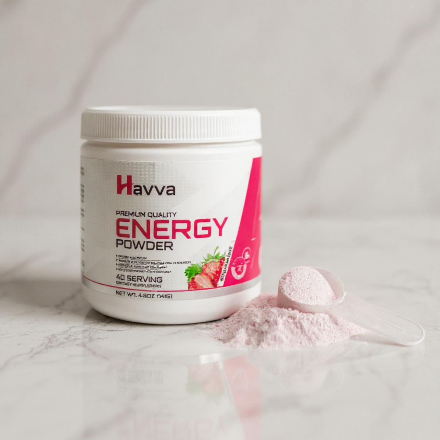 Havva Energy Powder: Clean, Natural Energy Supplement for Women.