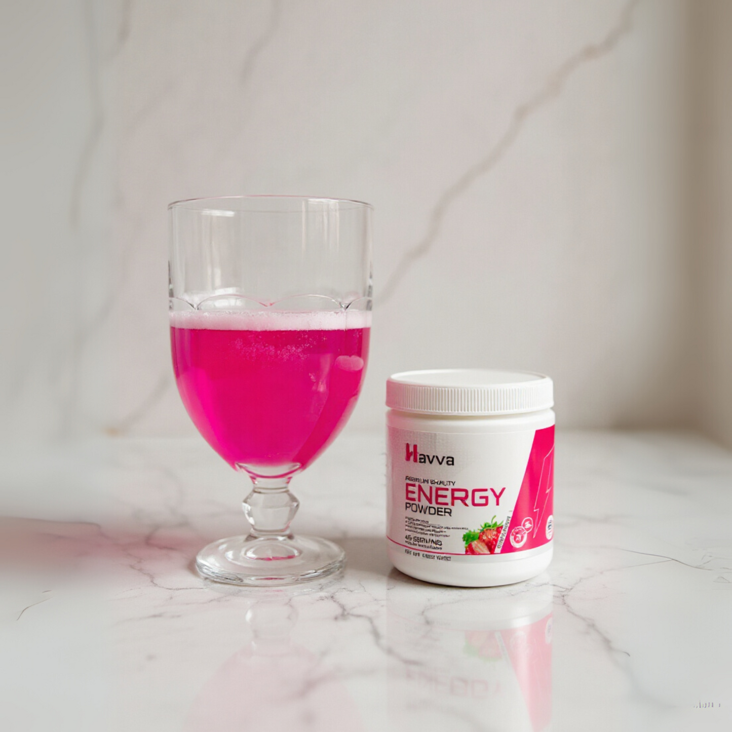 Havva Energy Powder: Clean, Natural Energy Supplement for Women.