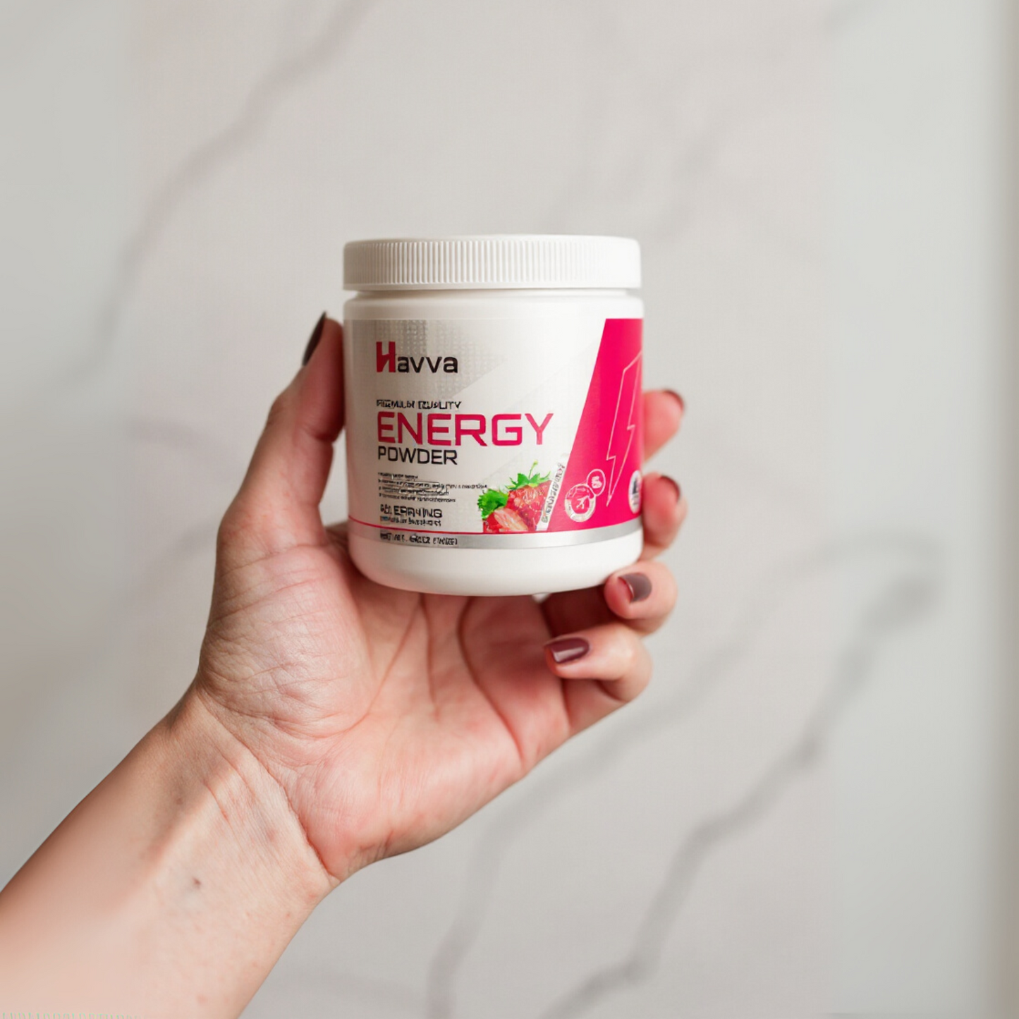 Havva Energy Powder: Clean, Natural Energy Supplement for Women.