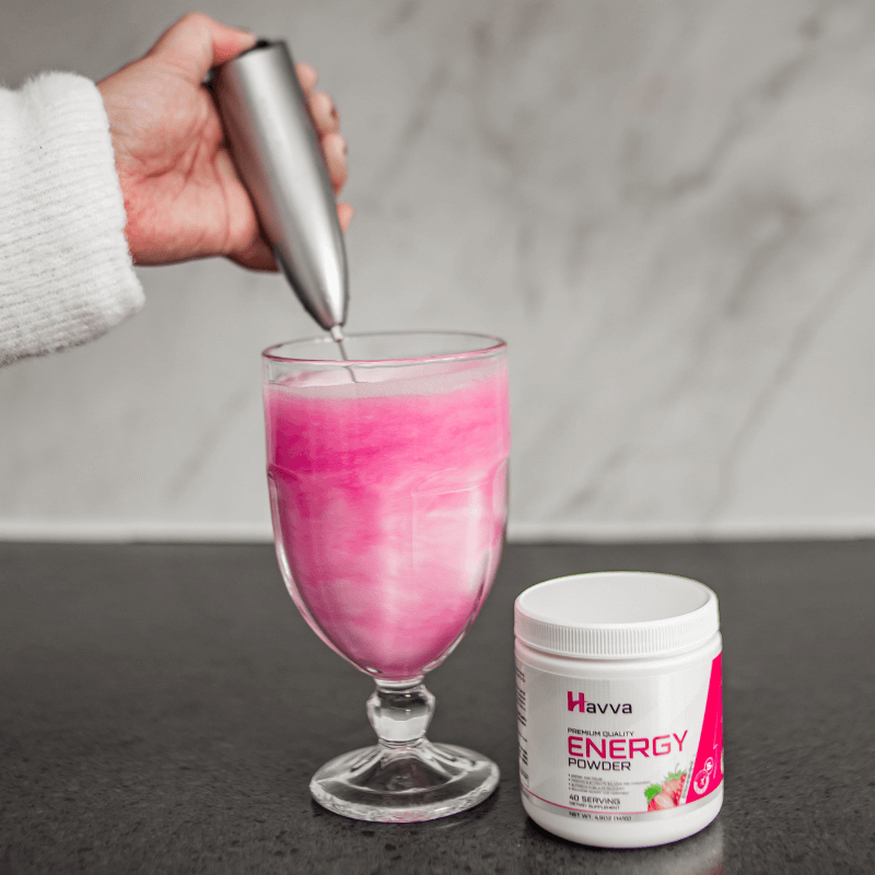 Havva Energy Powder: Clean, Natural Energy Supplement for Women.