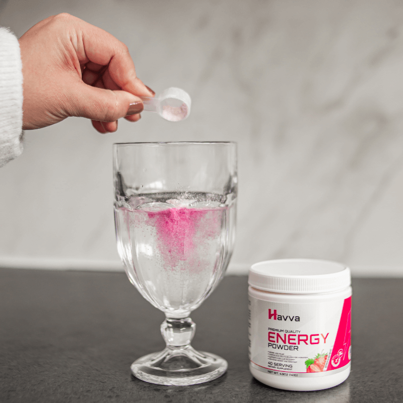 Havva Energy Powder: Clean, Natural Energy Supplement for Women.